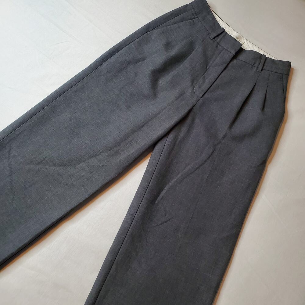 Aritzia Wilfred Women's Size 8 Effortless Pant (Re)ssential Wide Leg Gray